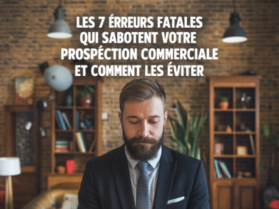 Les 7 erreurs fatales qui sabotent votre prospection commerciale et comment les éviter